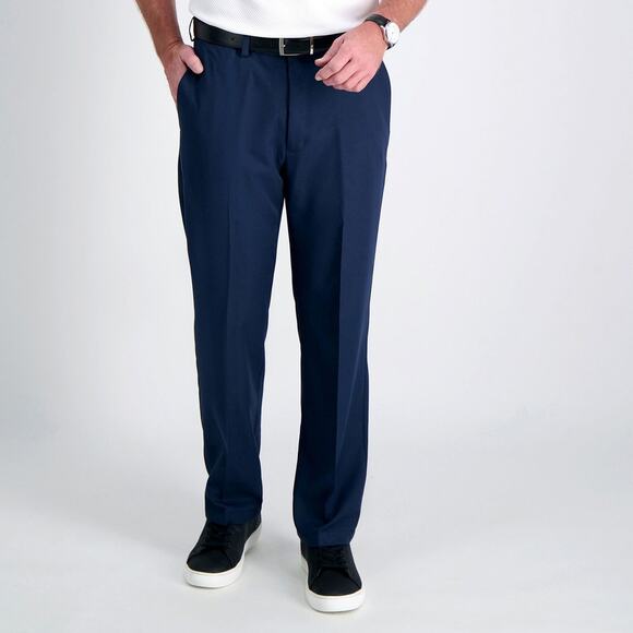 Haggar Other - Haggar Men’s Navy Blue Classic Fit Khaki Cool18 Pro Pants 34x32